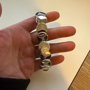 Elegant Silver-Tone Women's Bracelet